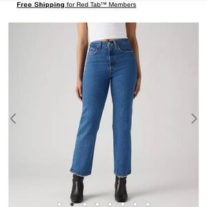Levi’s ribcage jeans